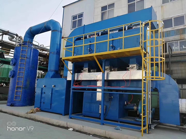 隆鑫环保在上海某电镀厂设计废气处理设备