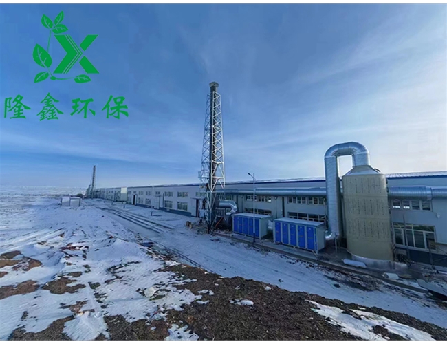新疆大型危废存储库废气处理设备安装验收完成